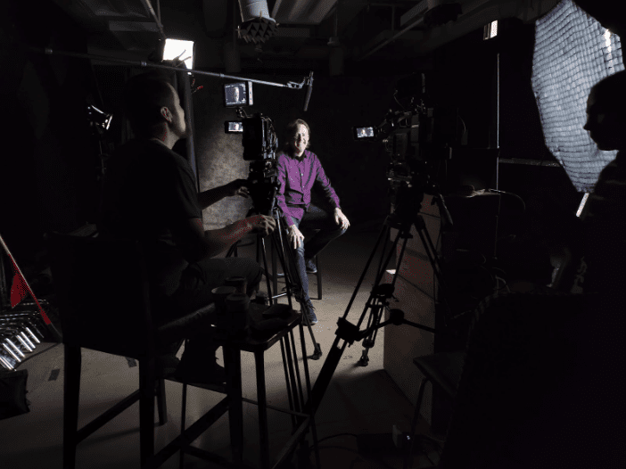 Filming Entertainers Who Made America for the History Channel
